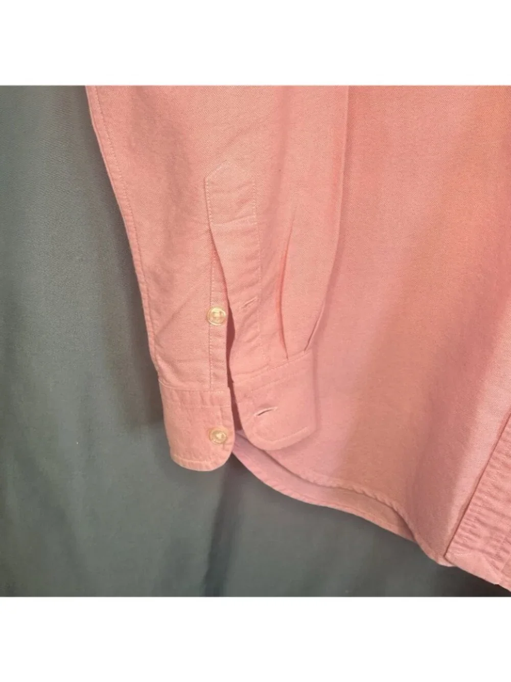 Ralph Lauren VTG Pink Classic Fit Oxford Button Down Shirt Pony Boys 14 Womens S